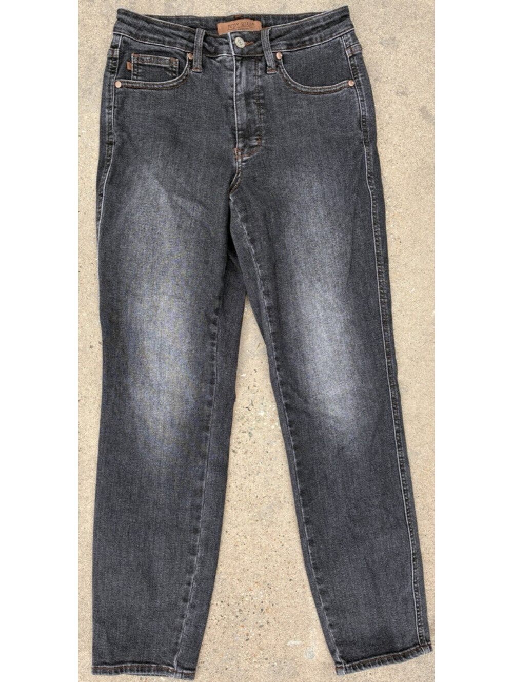 Judy Blue Womens Slim Fit 3/26 Charcoal Wash Stretch Denim Style JB88902 BK